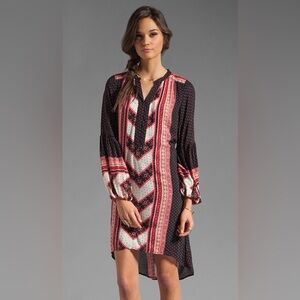 Free People Peace Maker Long Sleeve Mini Dress Size Small